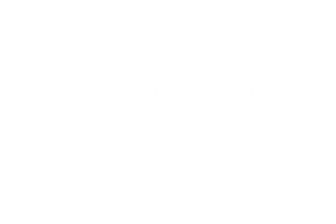 Transparent Autism Awareness Text White Graphic