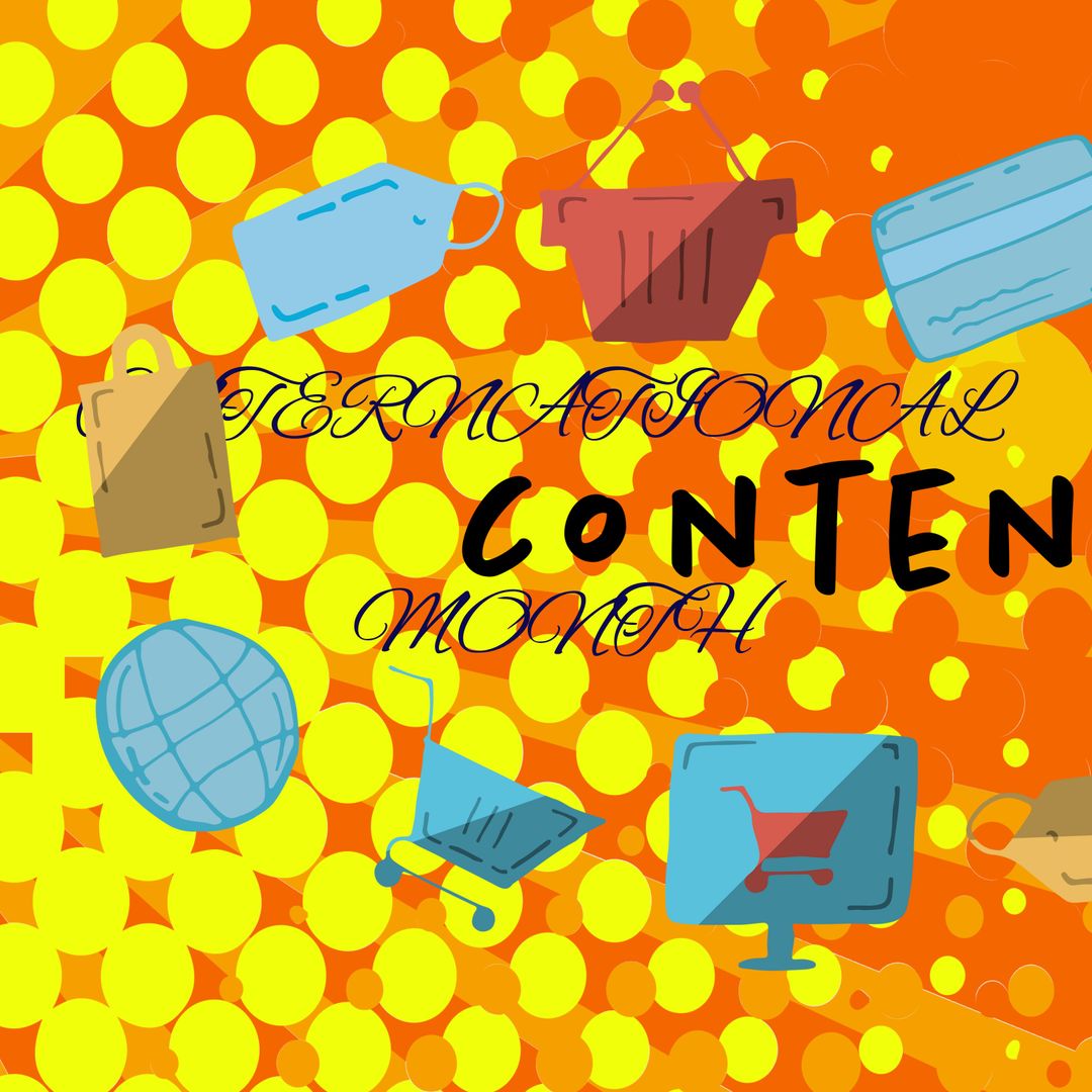 Dynamic Social Media Icons with Vibrant Dotted Background