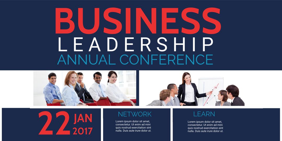 Corporate Event Promotion Template with Professional Team