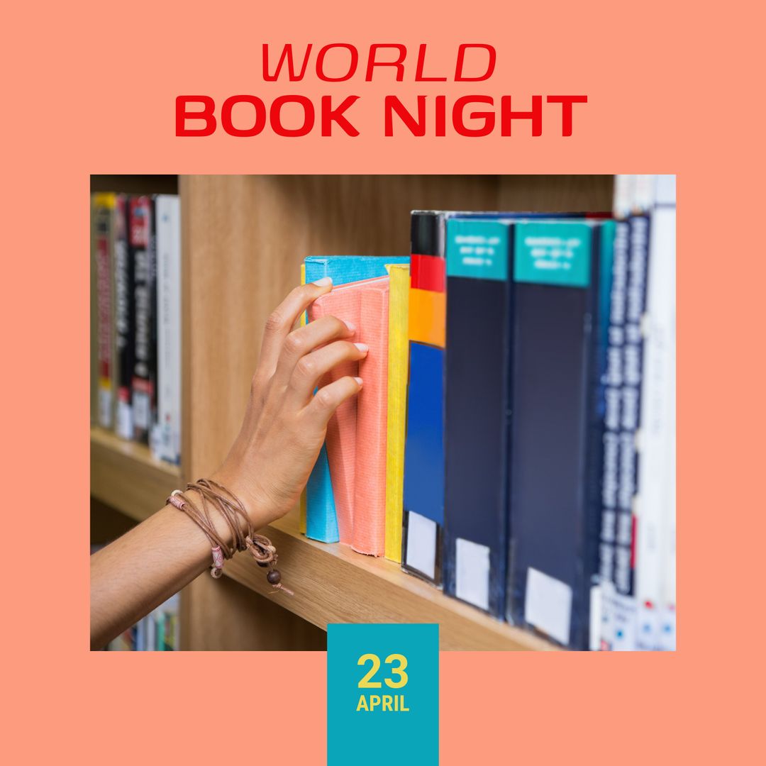 World Book Night Celebration with Books in Library