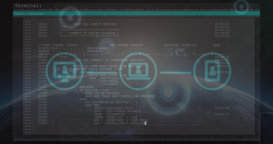 Futuristic Data Technology Interface Digital Background