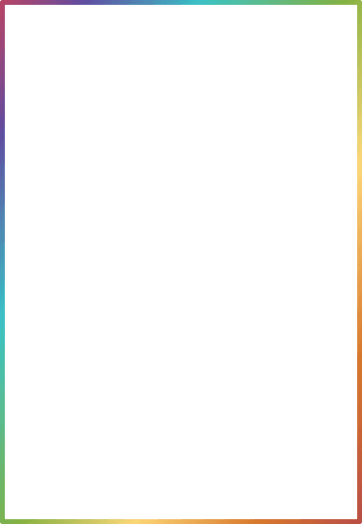 Vibrant Abstract Linear Shape on Transparent Background