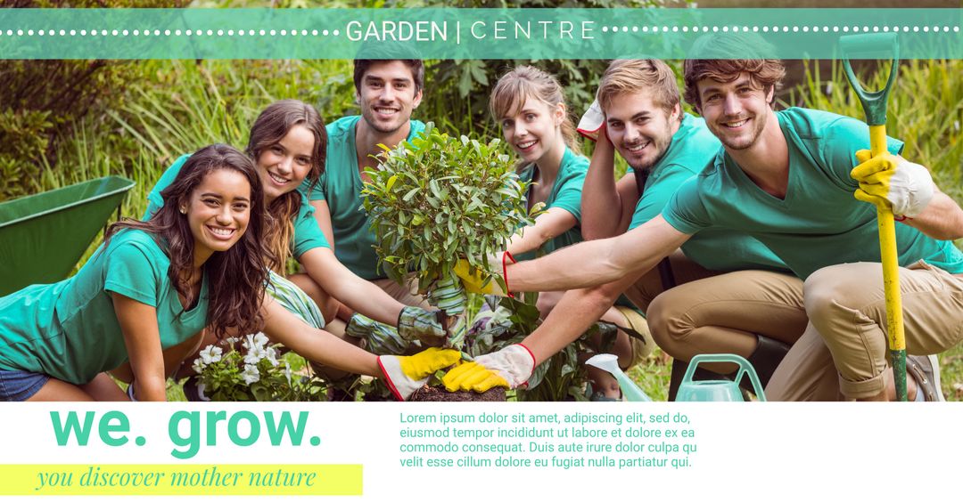 Community Volunteers Engaged in Gardening Project