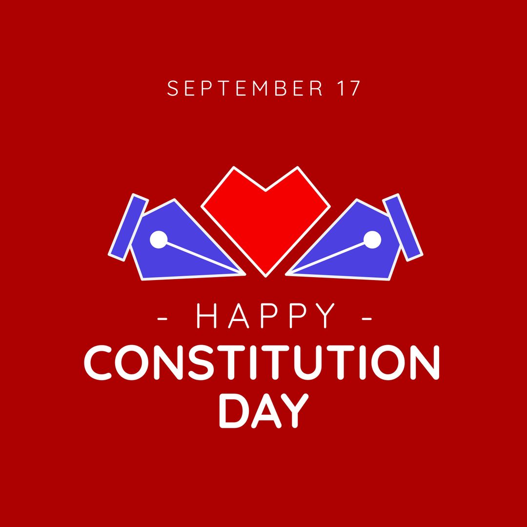 Happy Constitution Day Celebration Concept