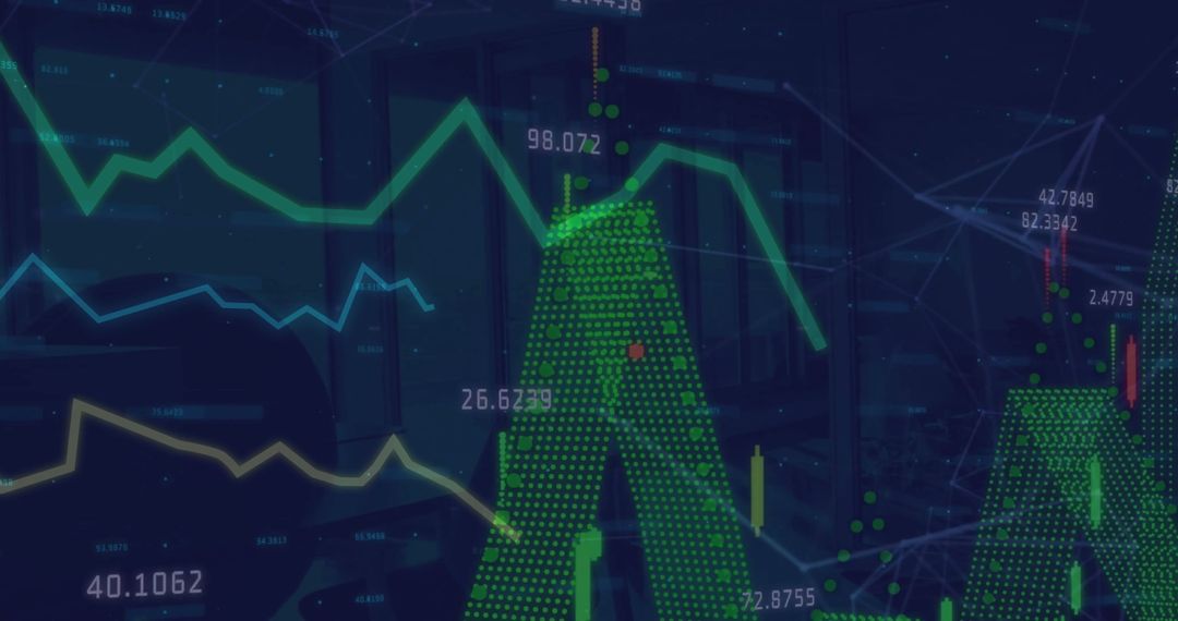 Dynamic Financial Data Visualization with Graphs and Analytics