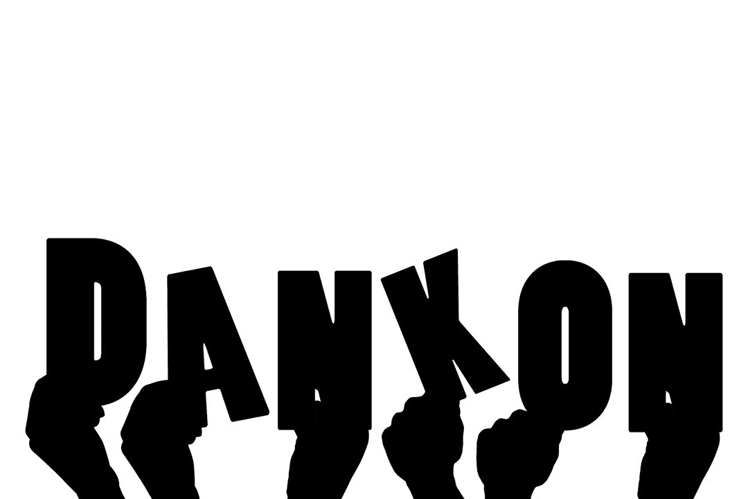 Transparent Vector Hands with Dankon Text for Communication Theme