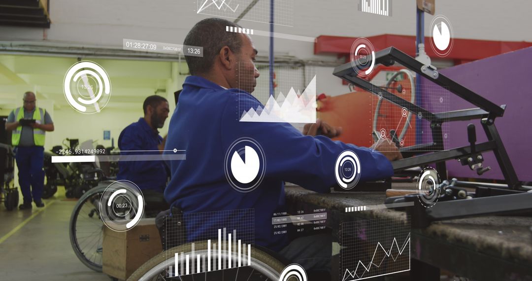 Workers in Manufacturing with Digital Technology Overlays