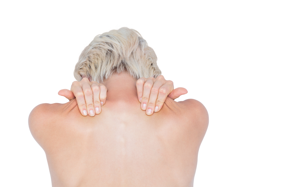 Transparent Background Woman Relaxation Neck Pain - Download Free Stock Images Pikwizard.com