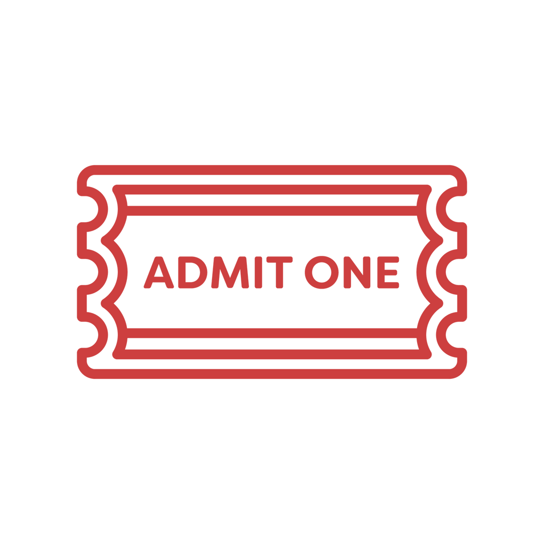 Red Admit One Ticket Badge Icon on Transparent Background - Download Free Stock Images Pikwizard.com