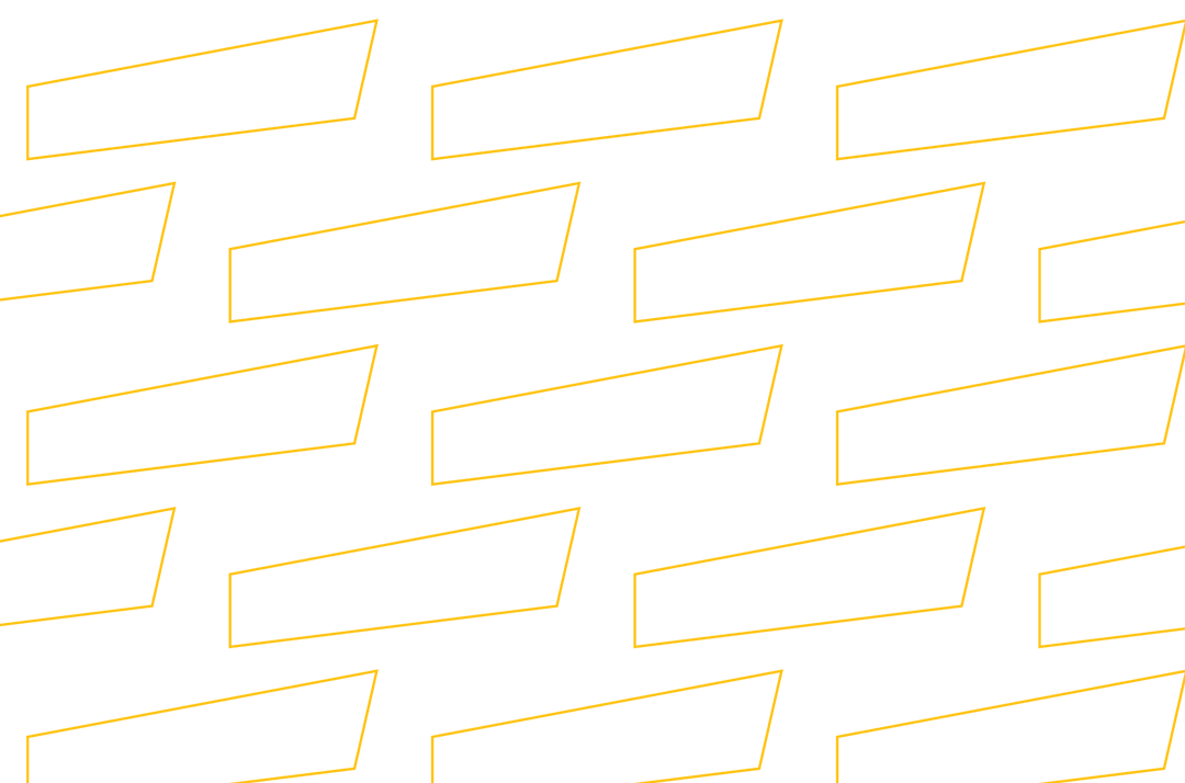 Contemporary Yellow Geometric Shapes on Transparent Background