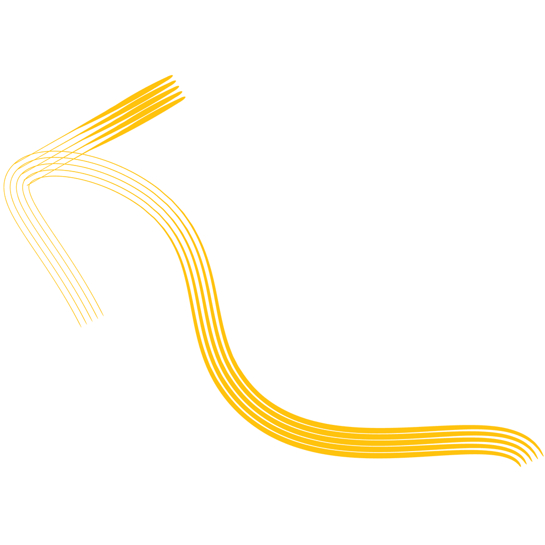 Transparent Yellow Arrow with Dynamic Artistic Design