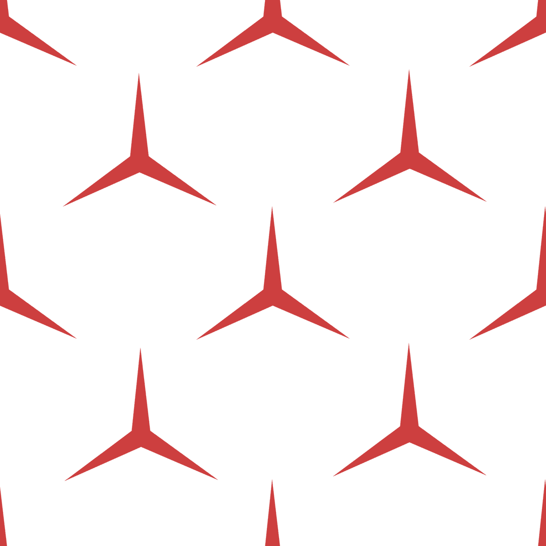 Red Stars Seamless Pattern on Transparent Background