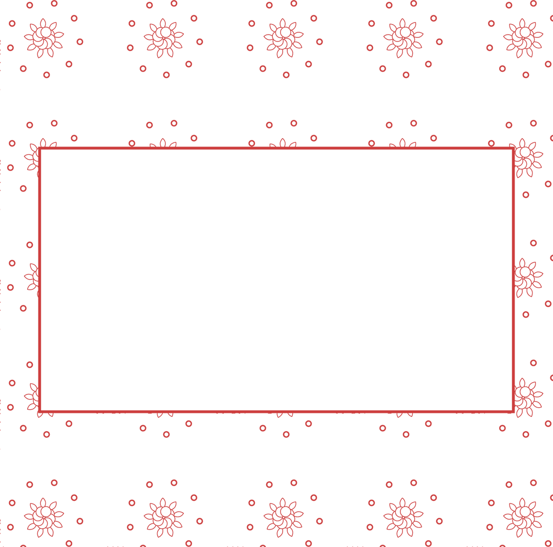 Red Flower Pattern with Copy Space on Transparent Background - Download Free Stock Images Pikwizard.com
