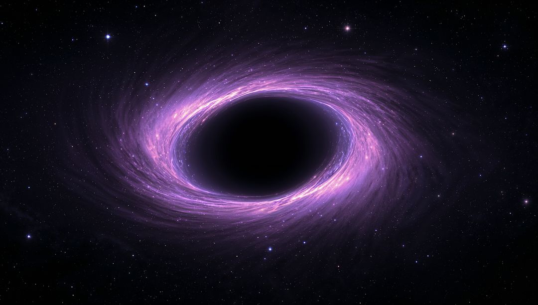 Purple Accretion Disk Around Black Hole in Deep Universe