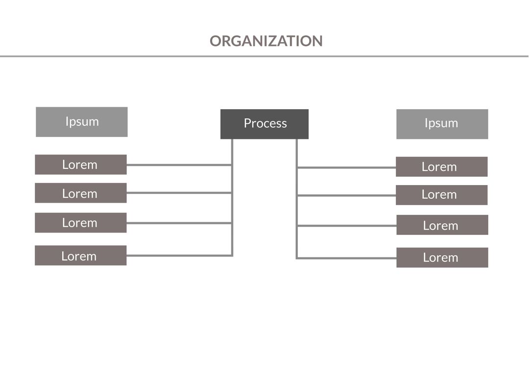 Versatile Organizational Chart for Business or Personal Use - Download Free Stock Templates Pikwizard.com