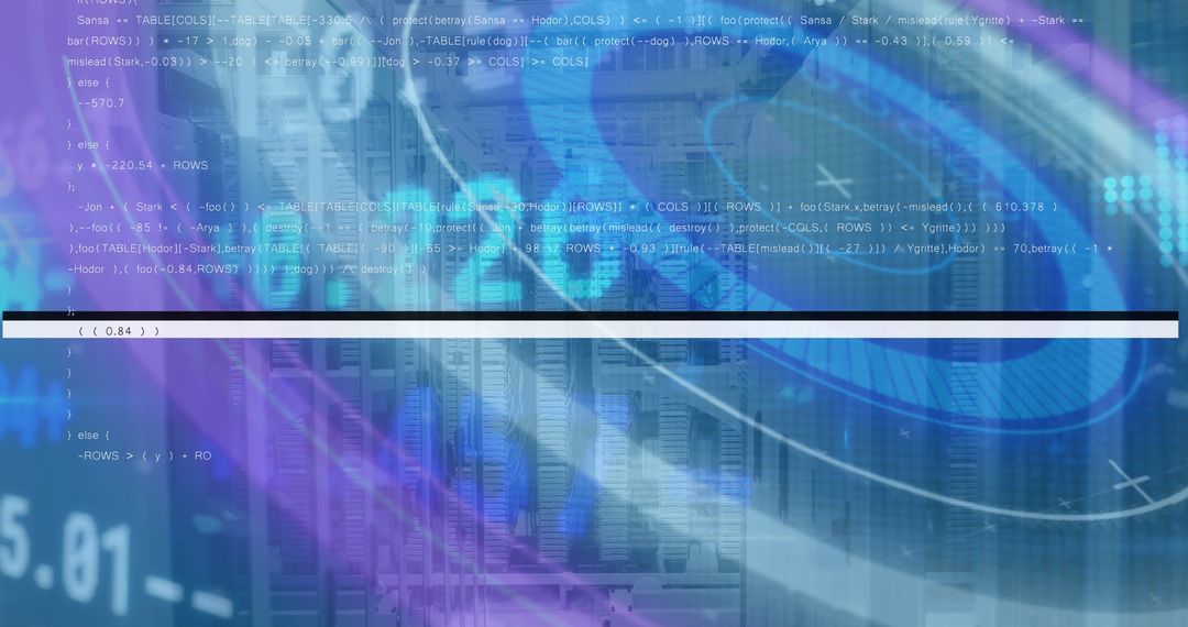 Abstract Global Research Technology and Binary Code