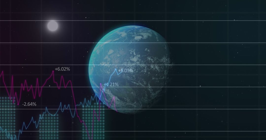 Global Economic Trends with Earth and Data Visualizations