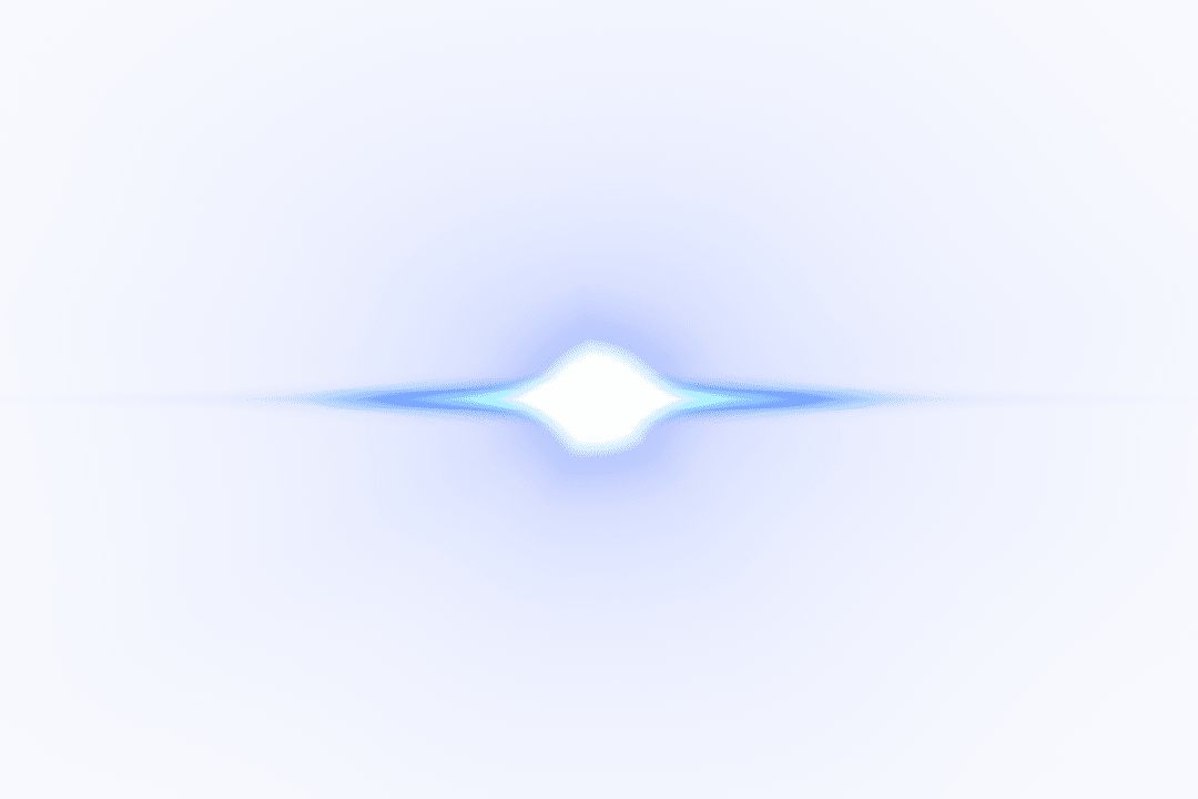 White Abstract Light Flare on Transparent Background