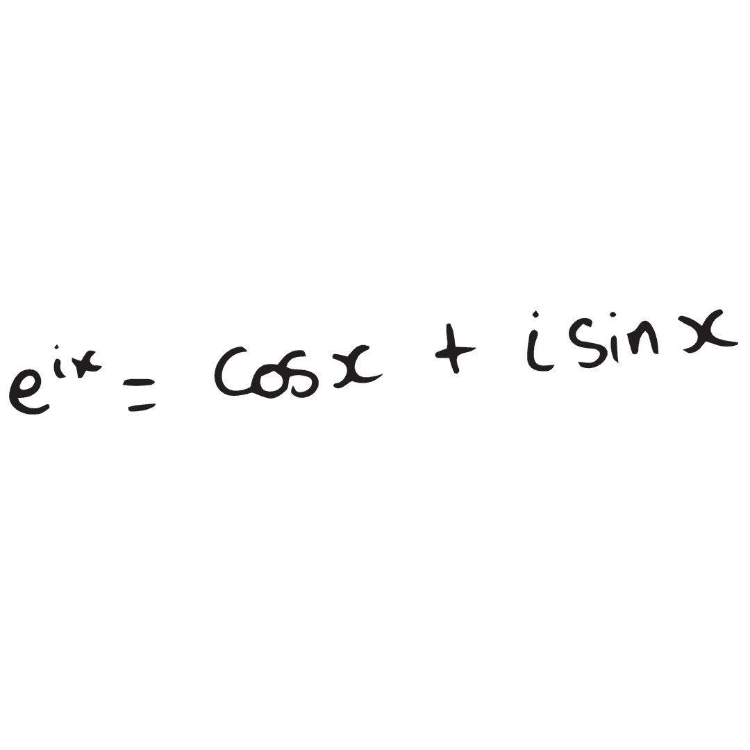 Transparent Equation Illustration Highlighting Euler's Transformation
