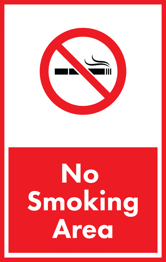 Digital No Smoking Area Sign On Transparent Background - Download Free Stock Images Pikwizard.com