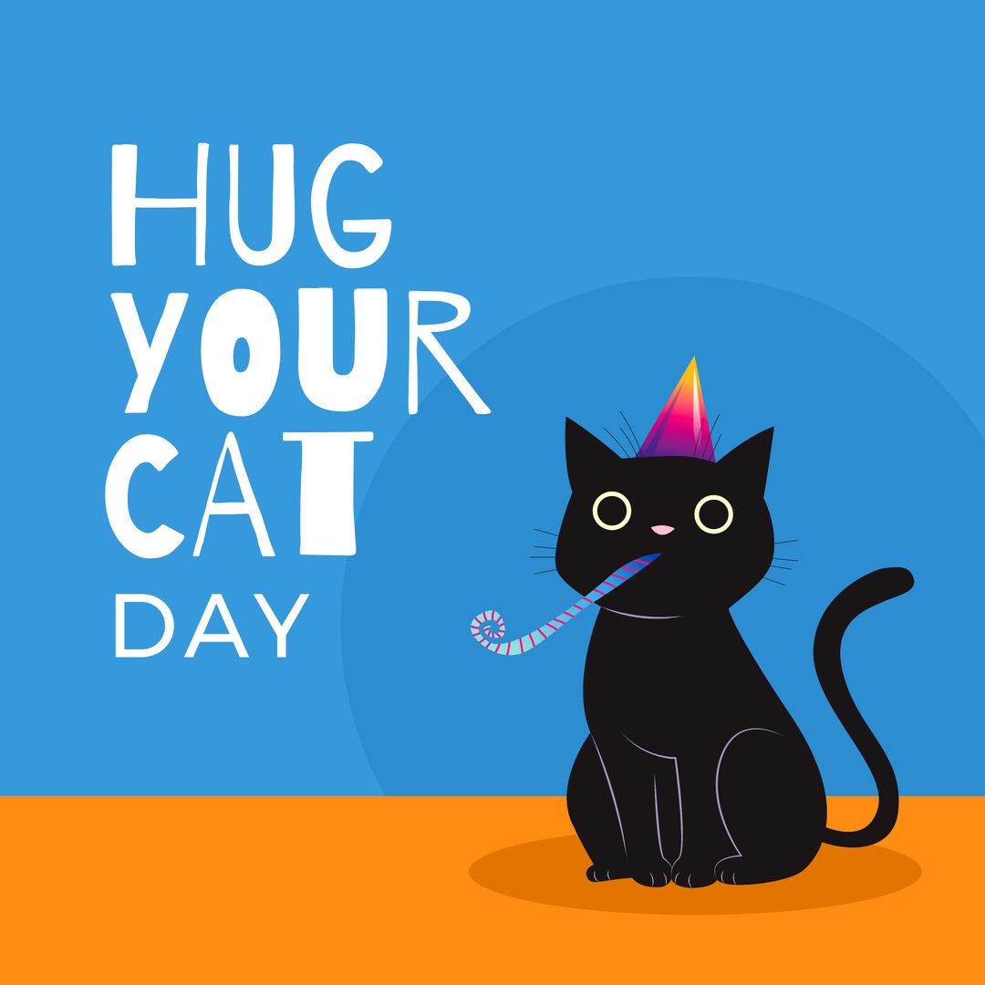 Hug Your Cat Day Celebration Party Theme Design