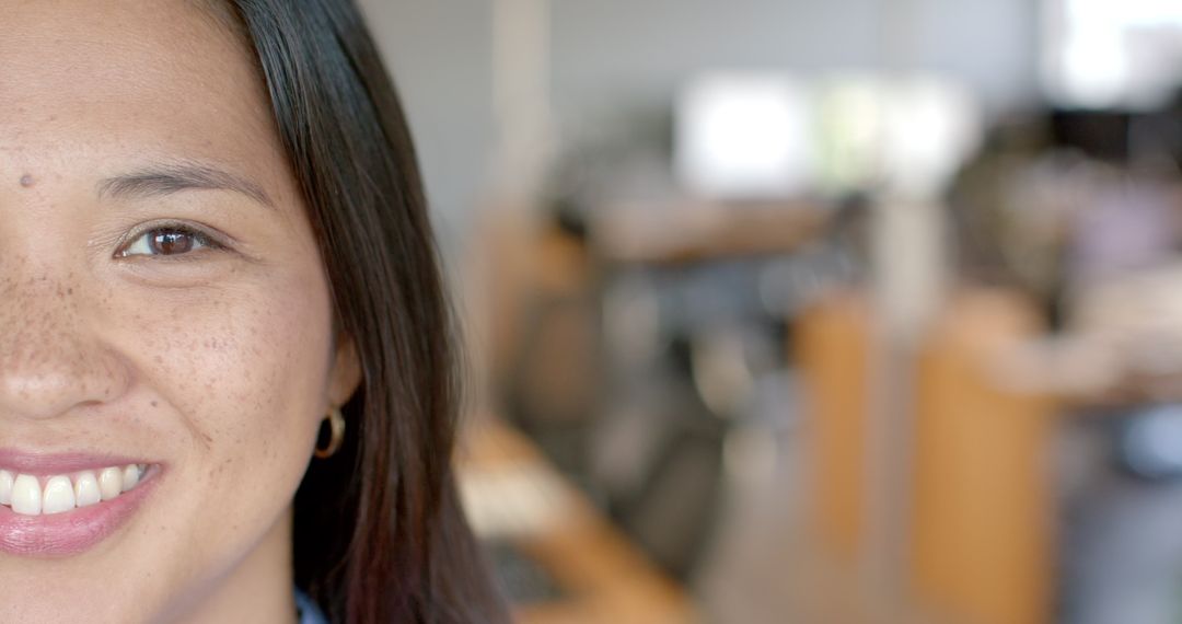 Confident Asian Businesswoman in Professional Office Environment