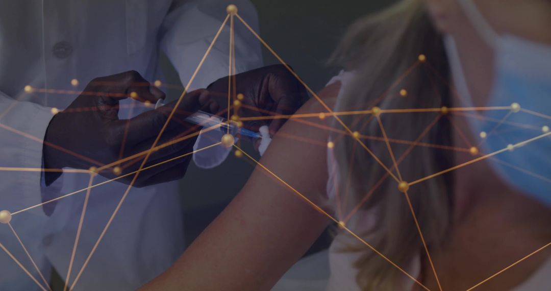 Medical Innovation and Vaccination with Digital Network Overlay