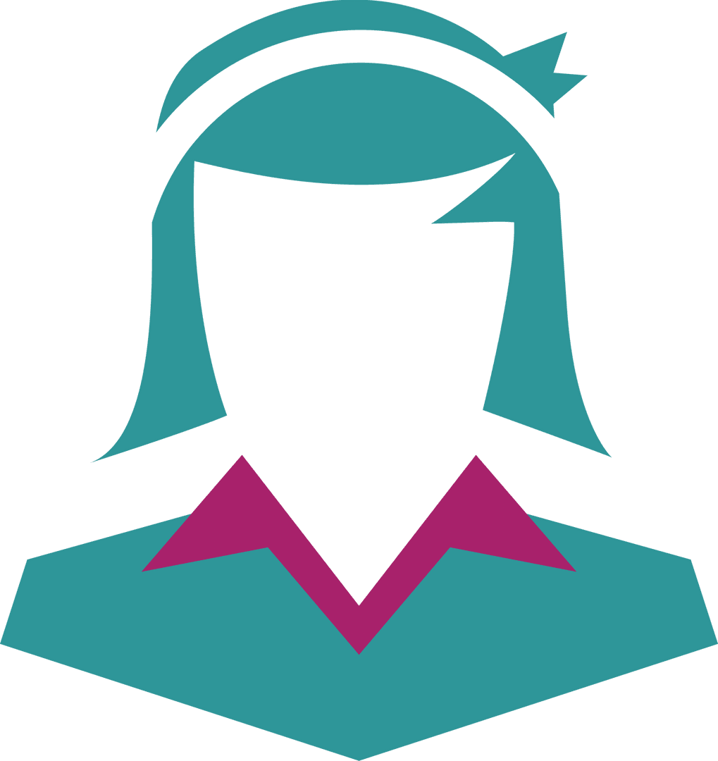 Transparent Vector Illustration of Woman with Headband