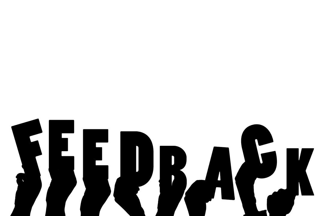 Transparent Illustration of Hands Giving Feedback Gesture