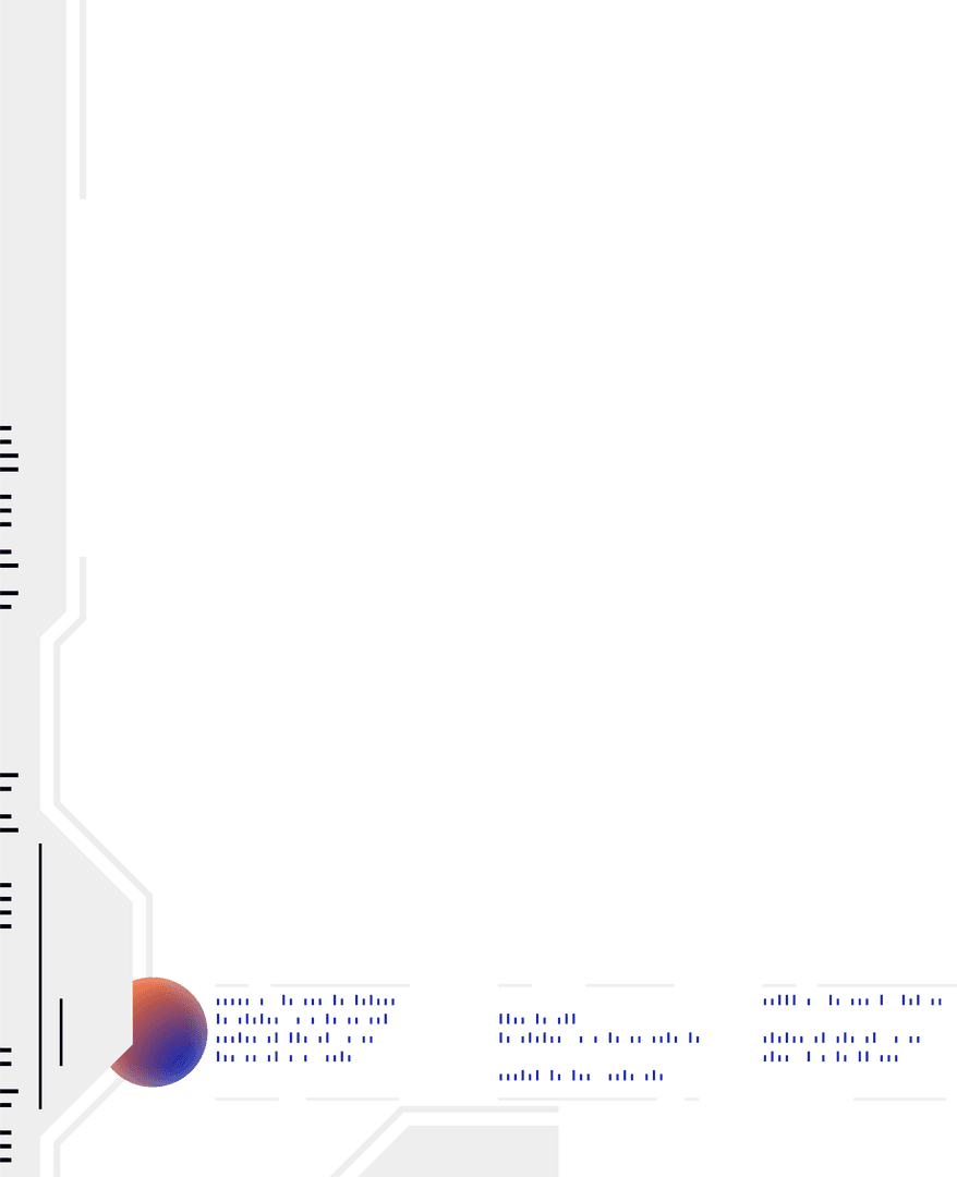Transparent Futuristic HUD Interface with Gradient Sphere