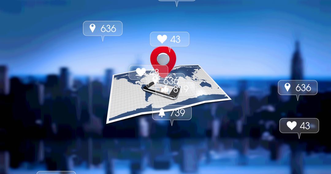 Digital Network Concepts Connecting Global Locations