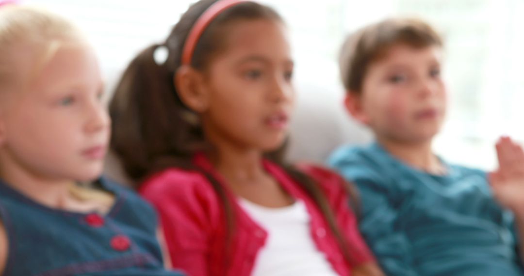 Diverse Group of Children Sitting Together - Free Images, Stock Photos and Pictures on Pikwizard.com