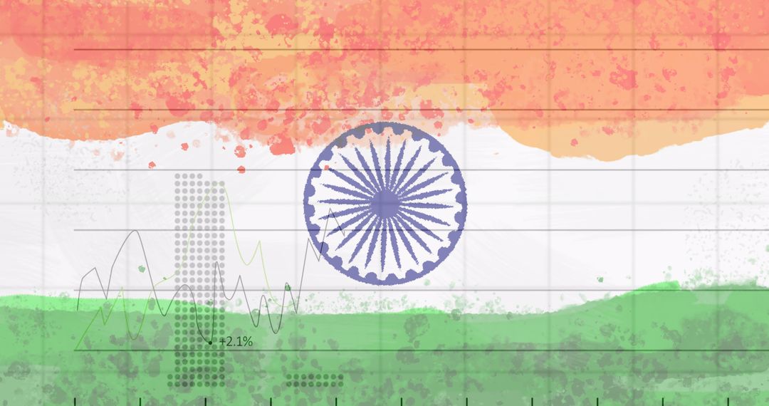 COVID-19 Statistics Overlaid on Indian Flag, Highlighting Pandemic Crisis in India - Free Images, Stock Photos and Pictures on Pikwizard.com