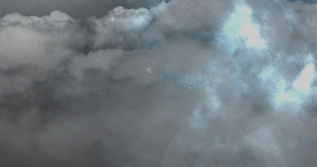 Dramatic Thunderstorm with Striking Lightning and Grey Clouds