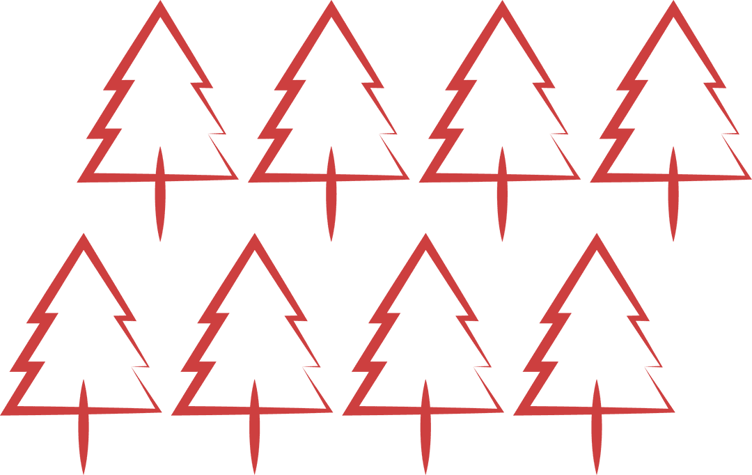 Red Tree Pattern on Transparent Background for Creative Design - Download Free Stock Images Pikwizard.com