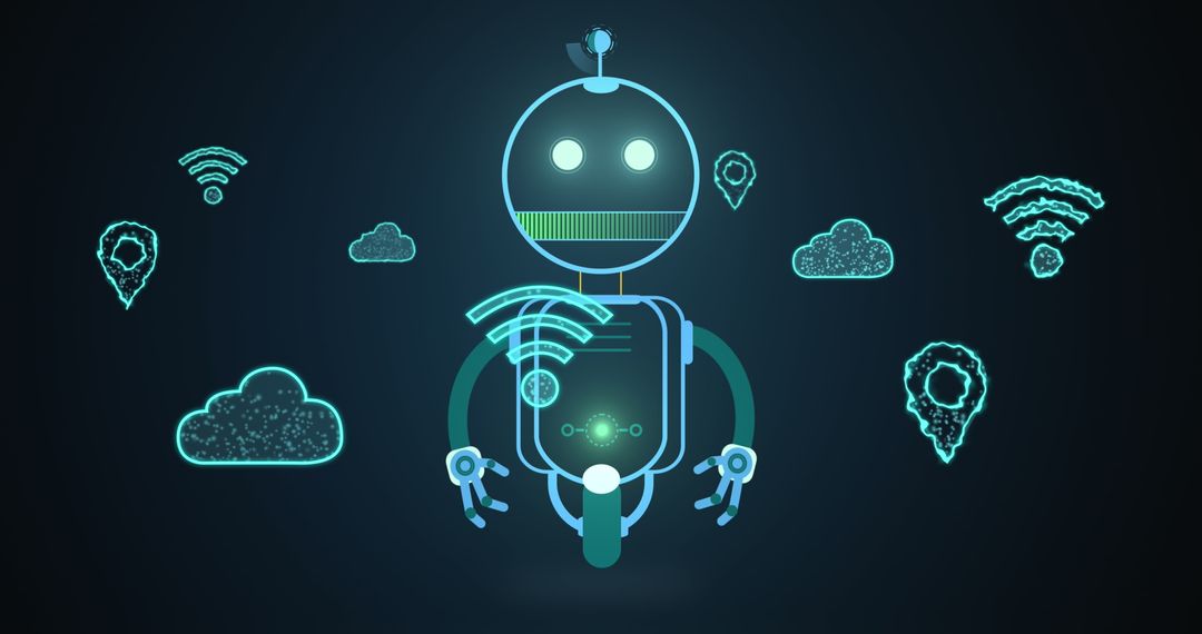 Creative AI Chatbot and Digital Cloud Network Interaction