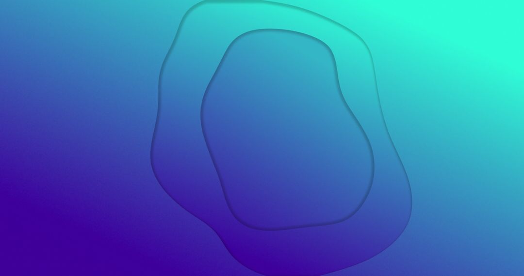 Dynamic Blue Gradient with Abstract Waves and Loops