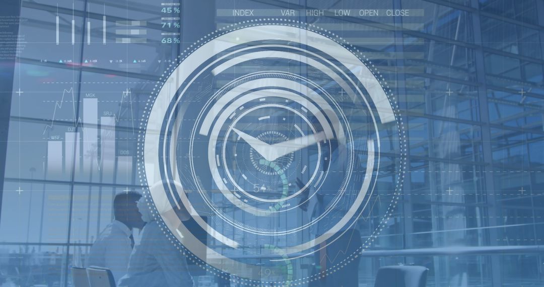 Digital Finance Analysis in Modern Office Setup