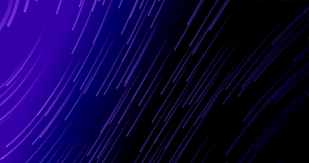 Abstract Purple Light Trails in Seamless Loop on Dark Background