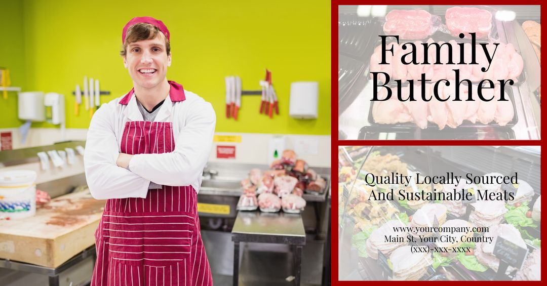 Local Butcher Showcasing Fresh and High-Quality Meats - Download Free Stock Templates Pikwizard.com