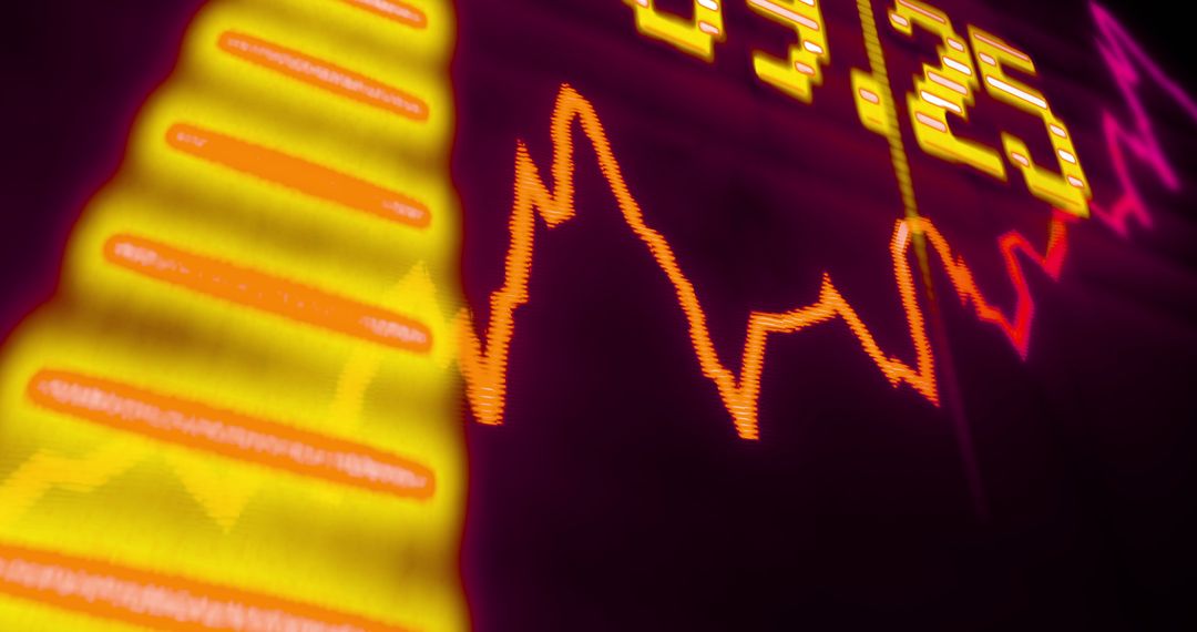 Abstract Visualization of Financial Market Data Trends