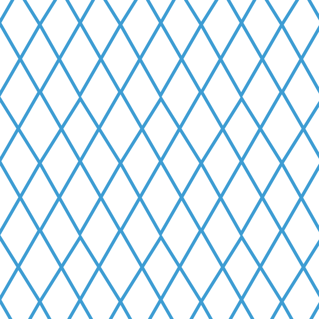 Geometric Blue Pattern on Transparent Background Illustration