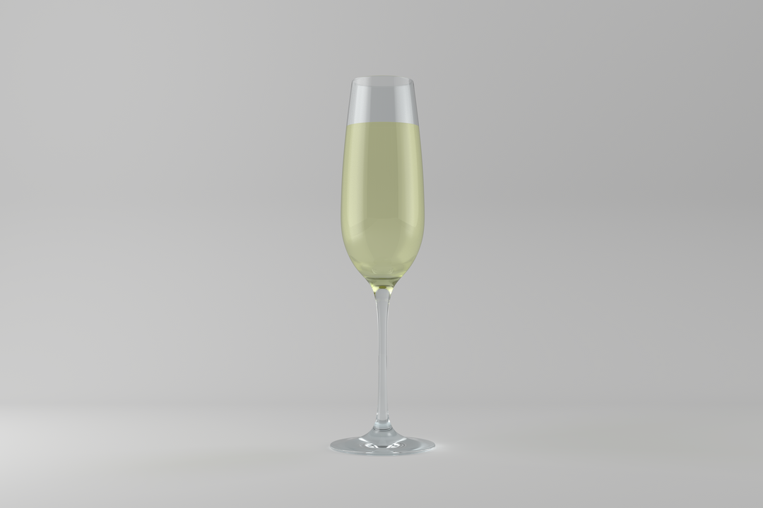 Transparent Glass of Champagne on Isolated Vector Background - Download Free Stock Images Pikwizard.com