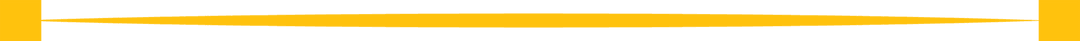 Yellow Line with Square Ends on Transparent Background Isolated