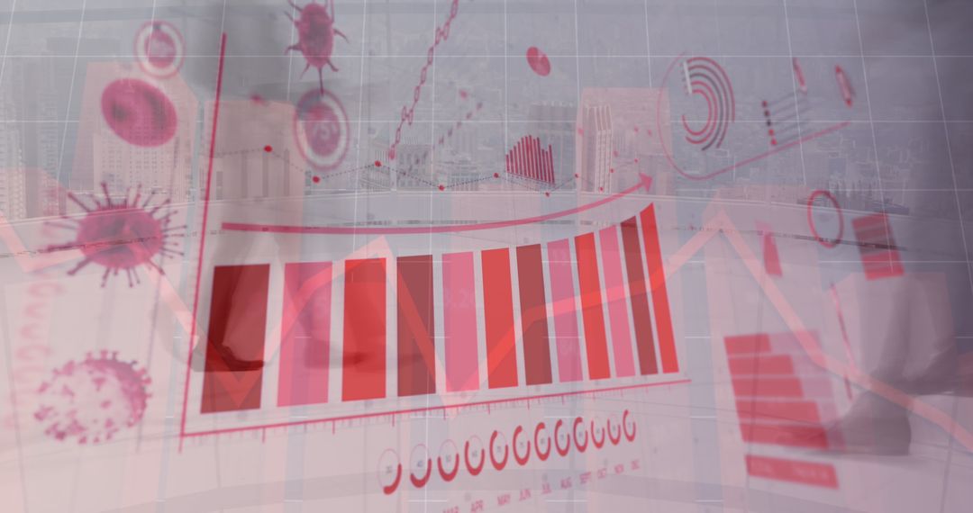 COVID-19 Pandemic Impact with Interconnected Data Visuals