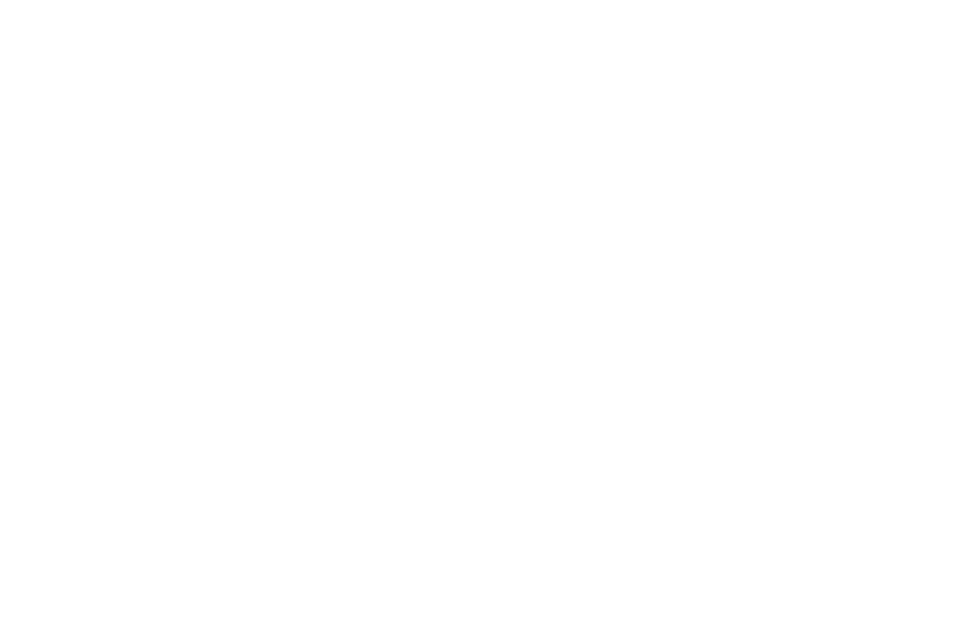 Transparent Sports Strategy Plan with Arrows and Circles