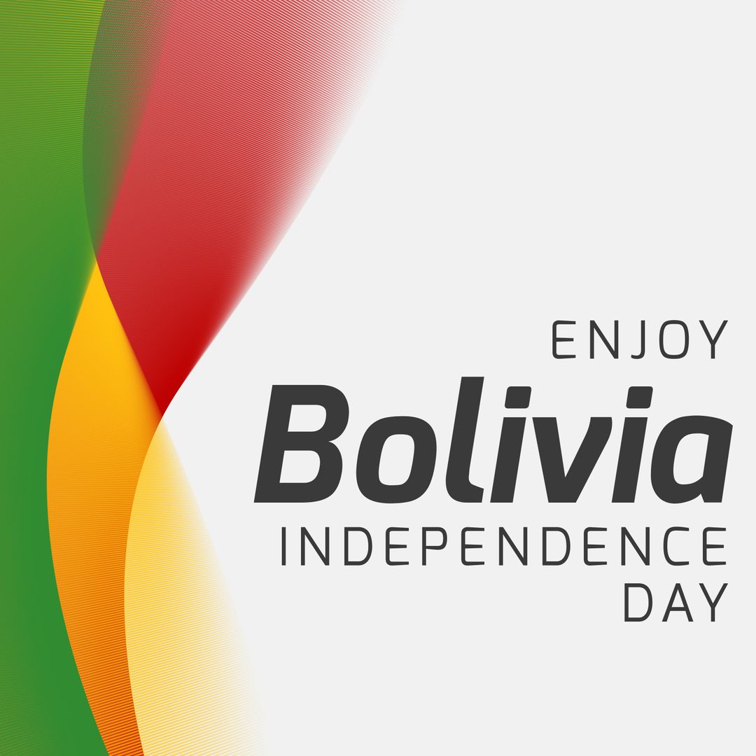 Celebrating Bolivia Independence Day with Colorful Flags and Festive Spirit