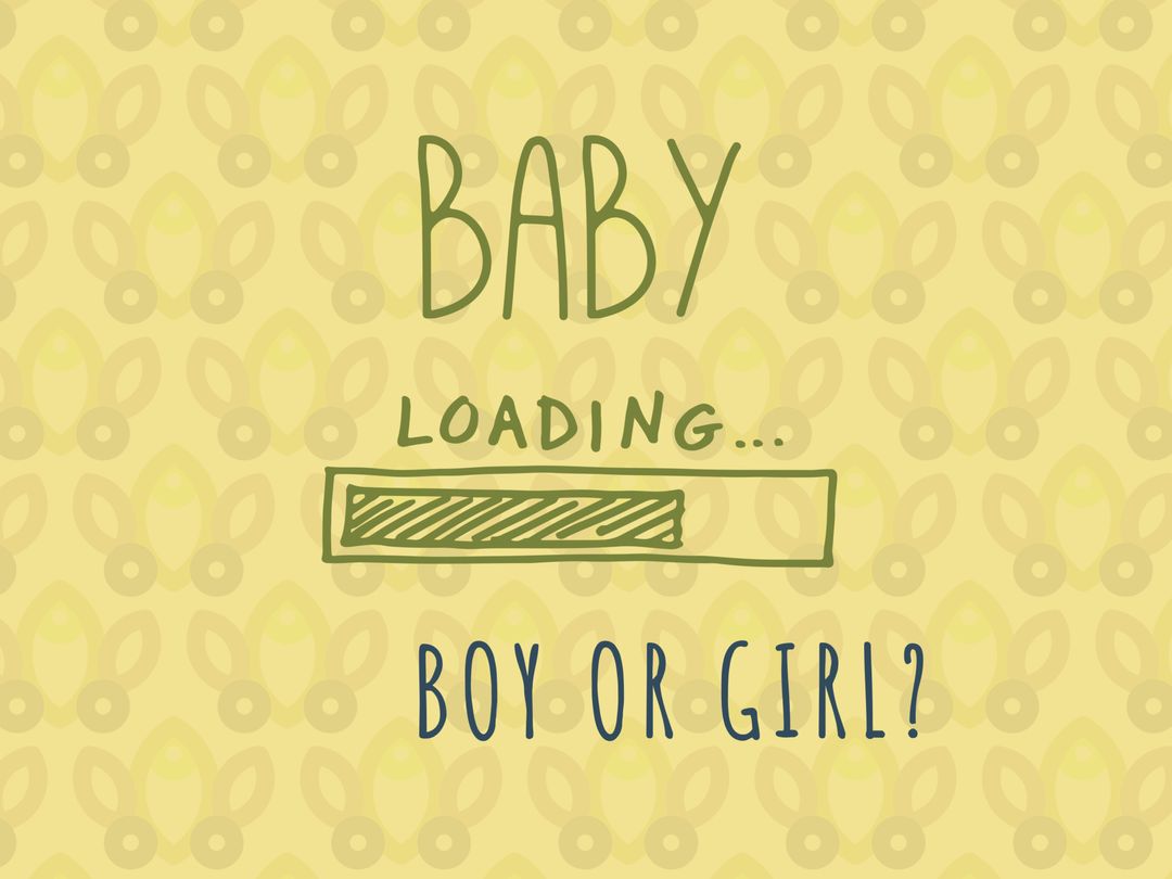 Baby Loading Graphic for Joyful Baby Shower Invitations - Download Free Stock Templates Pikwizard.com