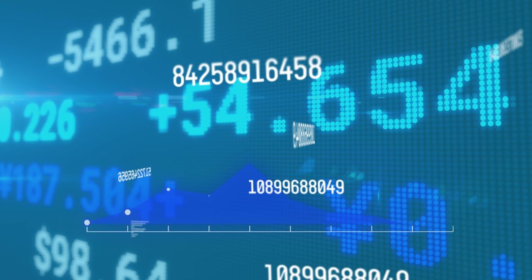 dynamic financial data visualization in digital interface - Free Images, Stock Photos and Pictures on Pikwizard.com