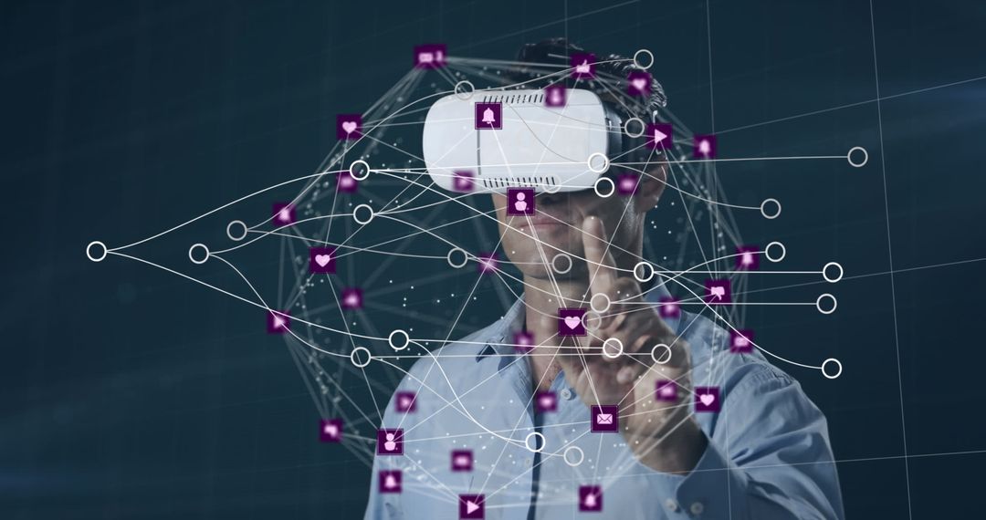 Virtual Reality Concept with Network and Cybersecurity Elements